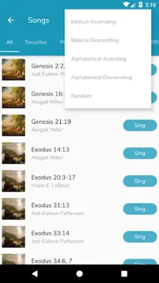 Scripture Singer android App screenshot 2