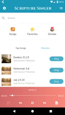 Scripture Singer android App screenshot 5