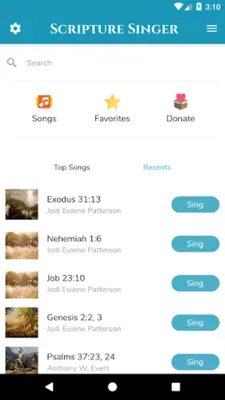 Scripture Singer android App screenshot 6